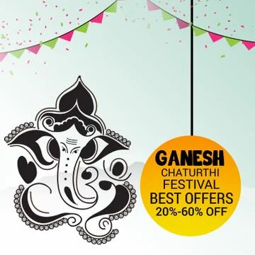 Ganesh Chaturthi Stock Illustration