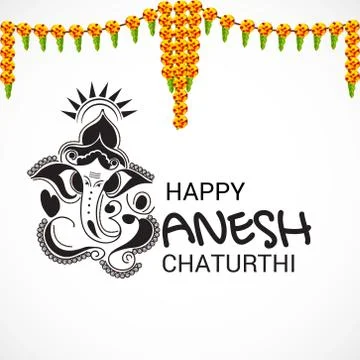 Ganesh Chaturthi Stock Illustration
