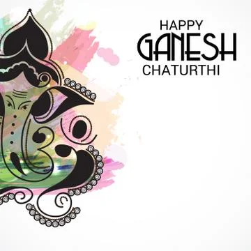 Ganesh Chaturthi Stock Illustration