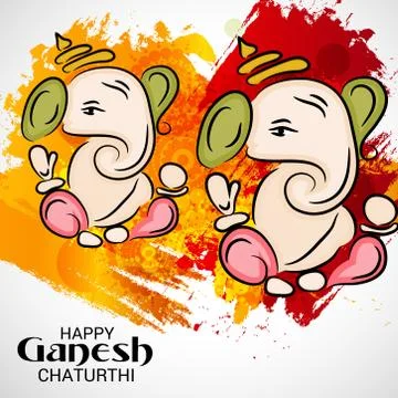 Ganesh Chaturthi Stock Illustration