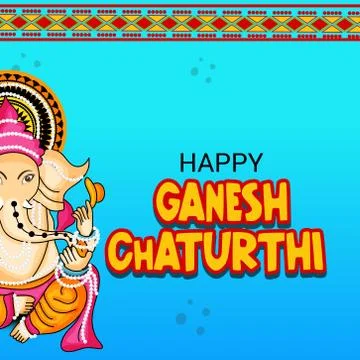 Ganesh Chaturthi Stock Illustration
