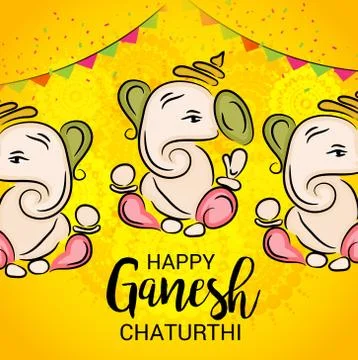 Ganesh Chaturthi Illustrazione stock