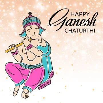 Ganesh Chaturthi Illustrazione stock