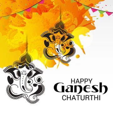 Ganesh Chaturthi Stock Illustration