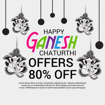 Ganesh Chaturthi Stock Illustration