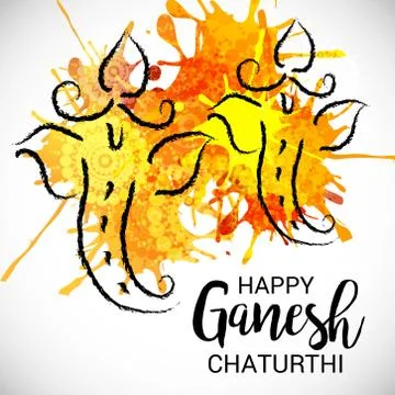 Ganesh Chaturthi Stock Illustration