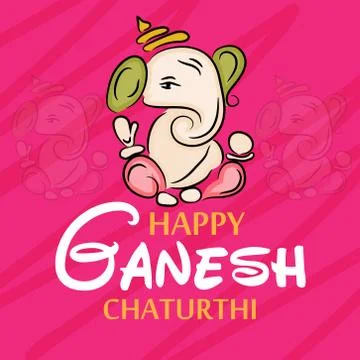 Ganesh Chaturthi Stock Illustration