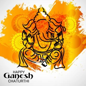 Ganesh Chaturthi Illustrazione stock