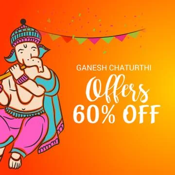 Ganesh Chaturthi Stock-Illustration