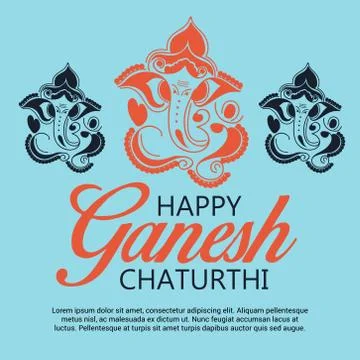 Ganesh Chaturthi Stock Illustration