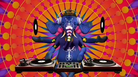 Ganesh dj hd 스톡 동영상 516667