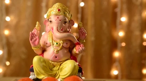 Ganesh Statue Stock-Footage 42125122