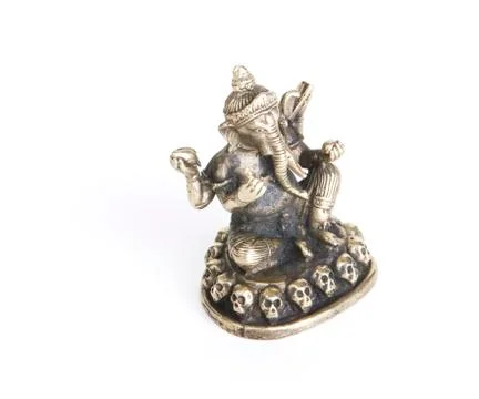 Ganesh on a White Background Stock-Fotos