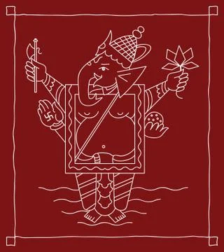 Ganesha Stock Illustration