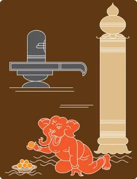 Ganesha Stock Illustration