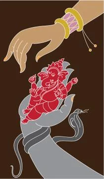 Ganesha Stock Illustration