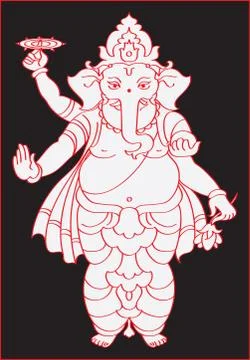 Ganesha Stock Illustration