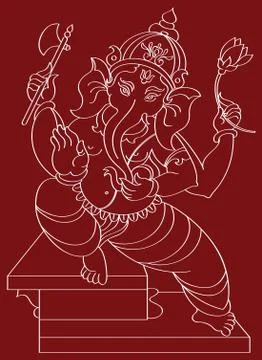 Ganesha Stock Illustration