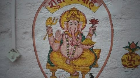 Ganesha picture Stock Footage 111672745
