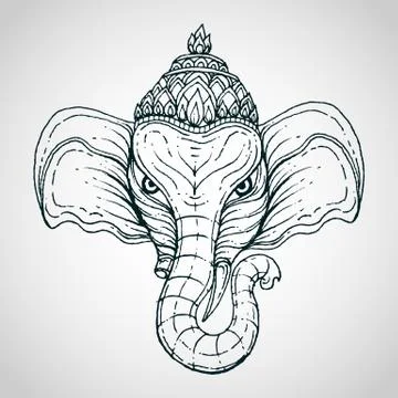 Ganesha vector Stock Illustration
