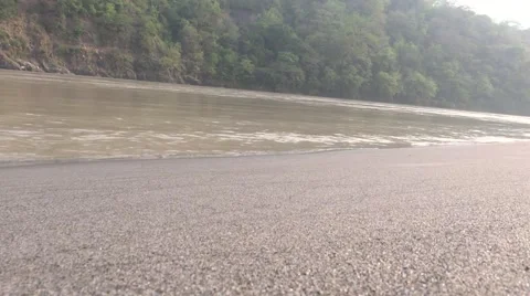 Ganga river in Rishikesh 2 스톡 동영상 52711736