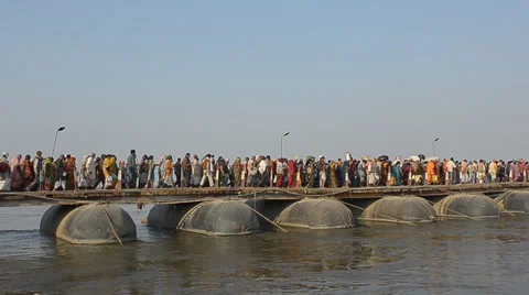 Ganges India Stock Footage 37102346