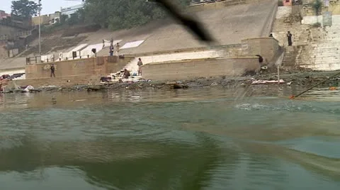 Ganges Oar 2 Stock Footage 10590539