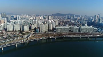 Gangnam skyline Vídeo Stock 85713470