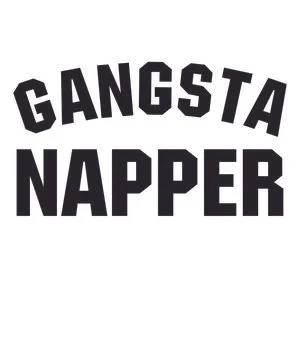 Gangsta napper Stock Illustration