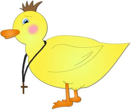 Gangster Duck Stock Illustration
