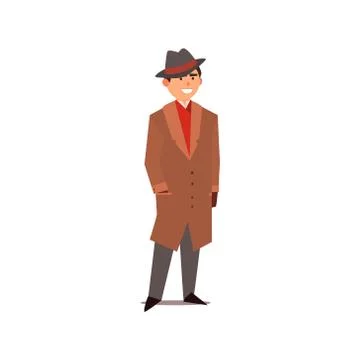 Gangster Vector Illustration Stock Illustration