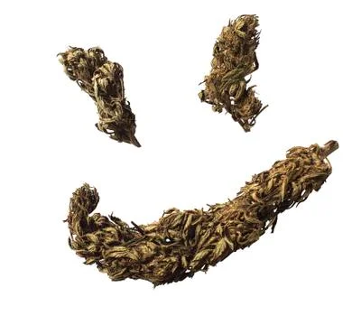 Ganja smile Foto stock