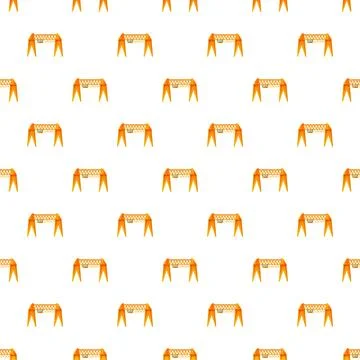 Gantry crane pattern for construction and industrial cargo lifting Illustrazione stock