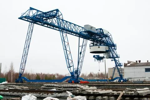 Gantry crane Stock Photos