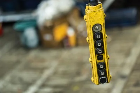 Gantry crane remote control tool 写真素材
