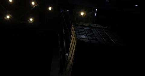 Gantry Crane Unloading Container From Ship (4K) Stock Footage 63082323