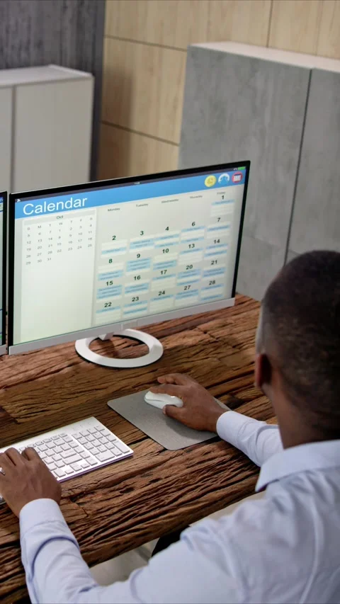 Gantt Chart Calendar Schedule Stock Footage 230073072