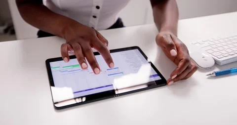 Gantt Project Management Chart Software | Stock Video | Pond5