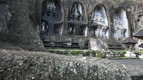 Ganung Kawi Temple 스톡 동영상 100793616