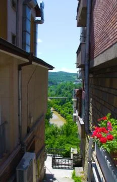 A gap to another world Stock Photos