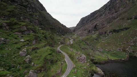 Gap of Dunloe from above Stock-Footage 222088584