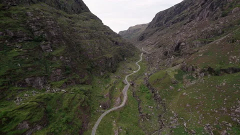 Gap of Dunloe from above Stock-Footage 222111596