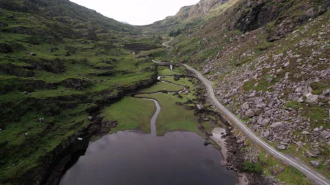 Gap of Dunloe from above Stock-Footage 222119804