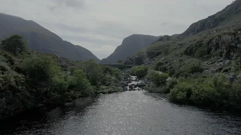 Gap of Dunloe, Ireland Stock Footage 219224948