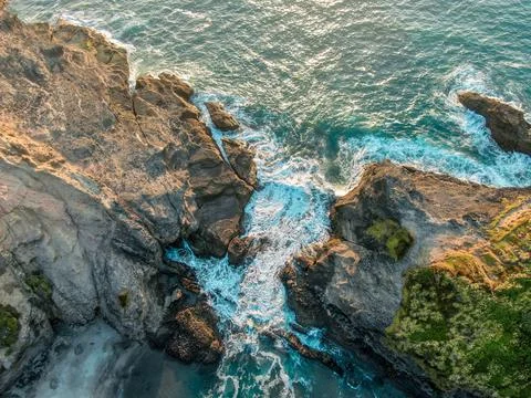 The Gap at Piha Beach Stock Photos