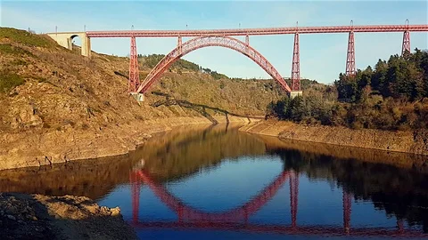 The Garabit Viaduct Stock Footage 72962072
