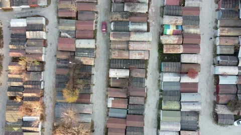 Garage for cars Stock Footage 164160271