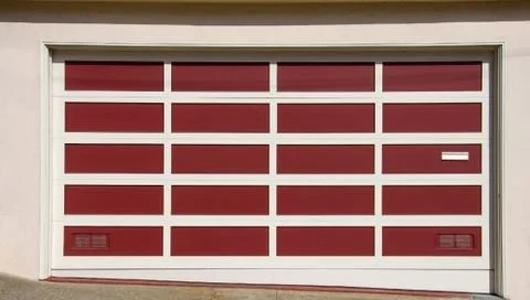 Garage door Foto stock