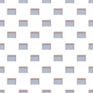 Garage door roller shutter repeating pattern background Stock Illustration