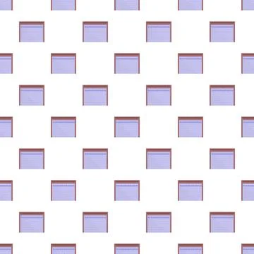 Garage door seamless rolling shutter pattern background イラスト素材